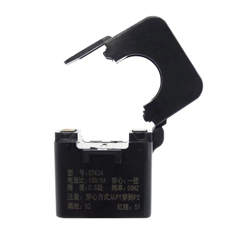 Нов модел CTK24 AC 0-300A Диаметър на отвора 24 мм 1-5A Датчик на ток с ефект на Хол