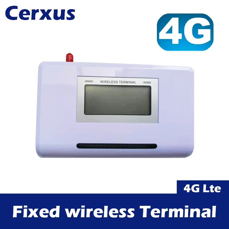 4G Фиксиран Безжичен Терминал UMTS GSM/GPRS / EDGE SIM карта PhoneLine Тенис на Набиране на Номера На Обаждащия се LCD Дисплей за М2М Приложения в интернет на нещата LTE