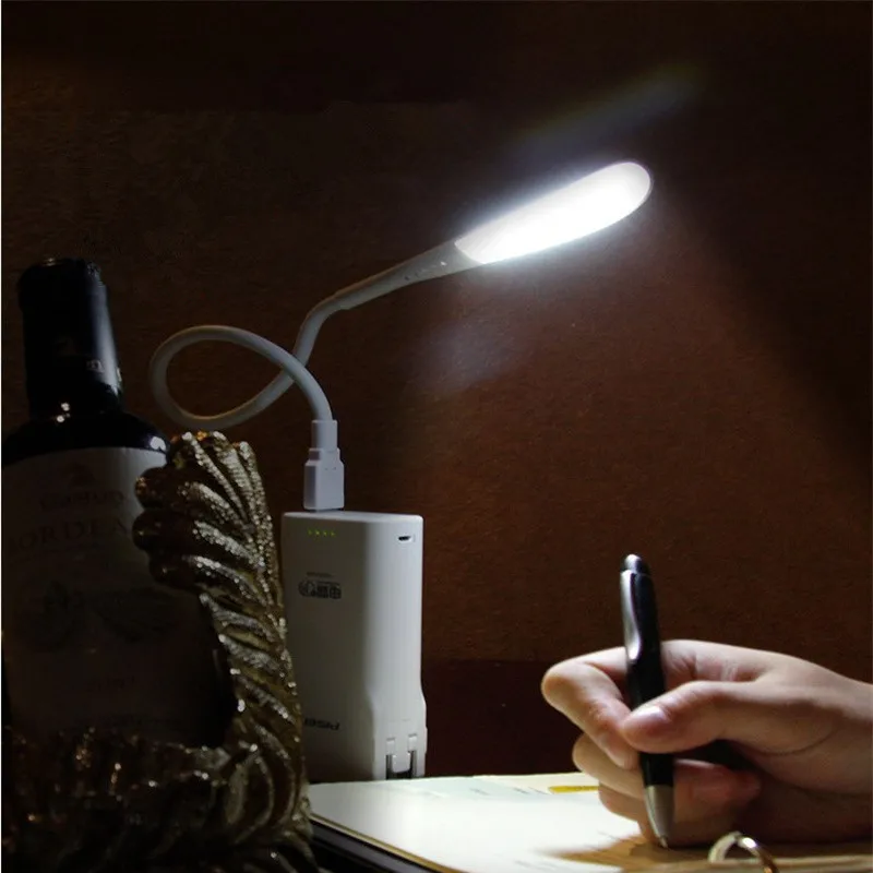 USB led лампа за четене на книги, сензорен датчик с регулируема яркост, мини Преносими лаптопи, настолна лампа, нощна светлина за Power Bank, преносим КОМПЮТЪР за къмпинг лаптопи