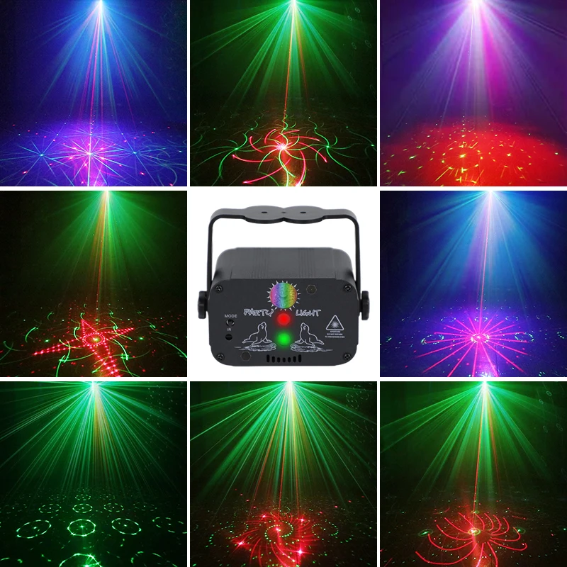 HCWE Mini Disco Car Light DJ Party Светлини RGB Лампа Балон USB Проектор Звездното Небе Стробоскопическое Украса Семейни Празници Караоке Светлина