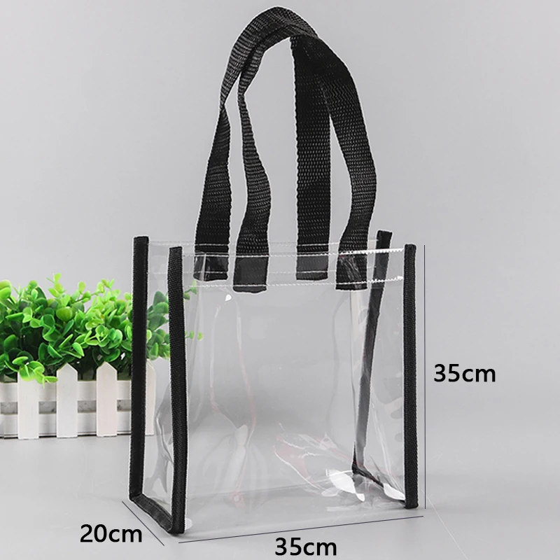 Преносим водоустойчив косметичка от PVC 3 размера Пътна чанта за съхранение с голям капацитет Прозрачна Пазарска чанта Дамски косметичка 2021