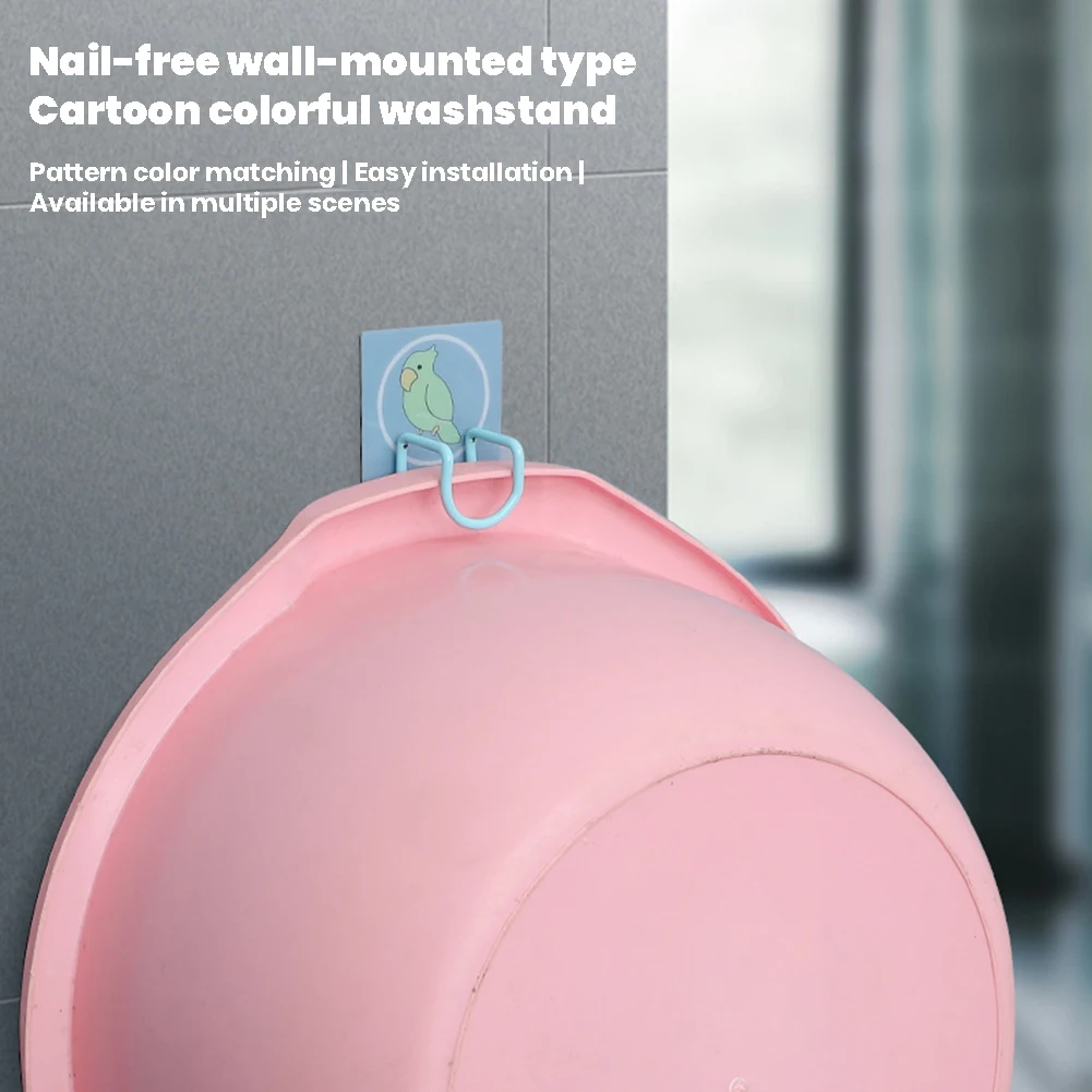 Стенен Държач за тоалетна Мивка за лице, Спестяващ Място За Багажник за баня, Аксесоари за Баня