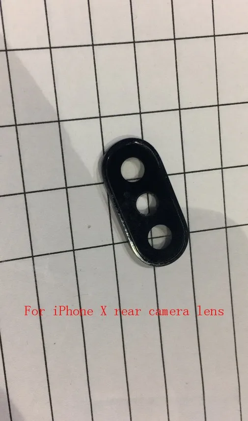 GZM-резервни части и Задната капачка на обектива на камерата за обратно виждане със Стъклен капак с държач рамка за iPhone X