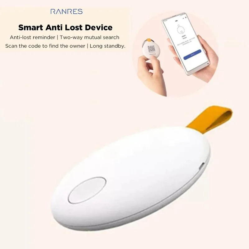 Ranres Smart Anti Изгубено устройство Интелигентен Търсене тракер, Аларма позициониране, чанта за домашни любимци, портфейл, устройство за търсене на ключове, новост