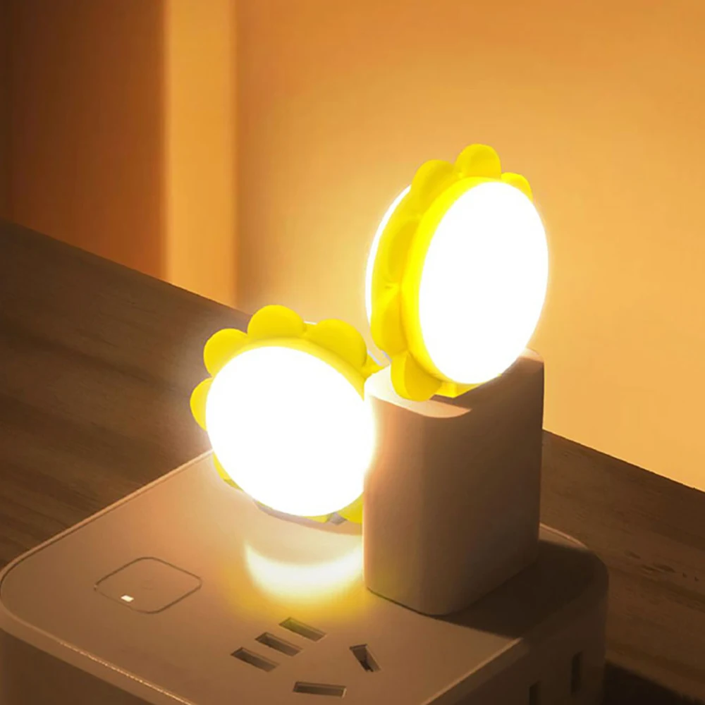 2/1 бр. Мини Led нощна светлина USB Штекерная Лампа Power Bank Акумулаторна USB Малка Портретно Лампа За Защита на Очите Деца Настолна Лампа За Четене