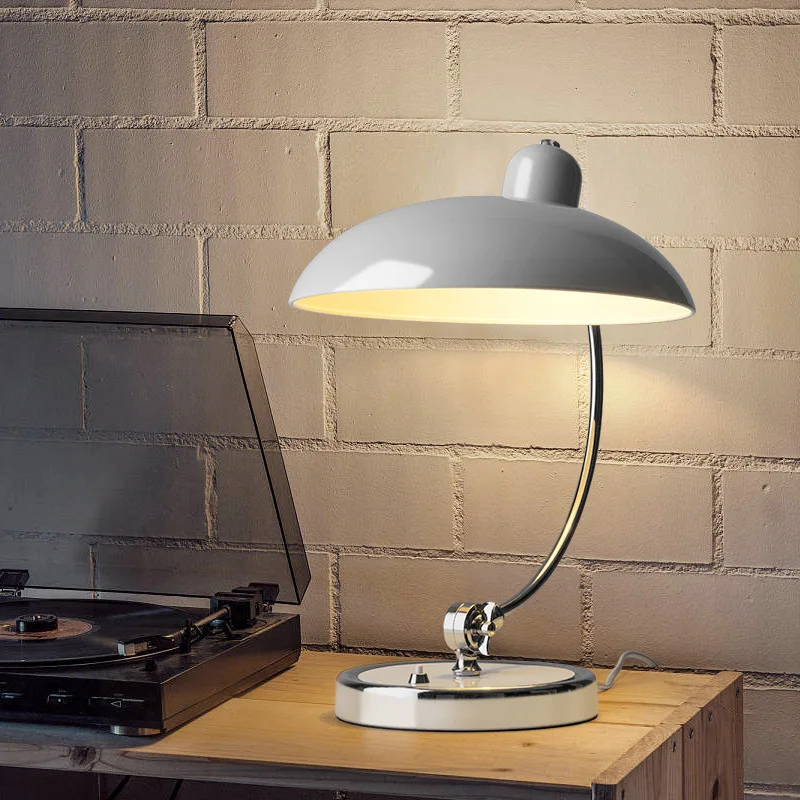 Вътрешно осветление на Класически настолни лампи за четене в спалнята, офис и кабинет Настолна лампа Баухаус Retro E27