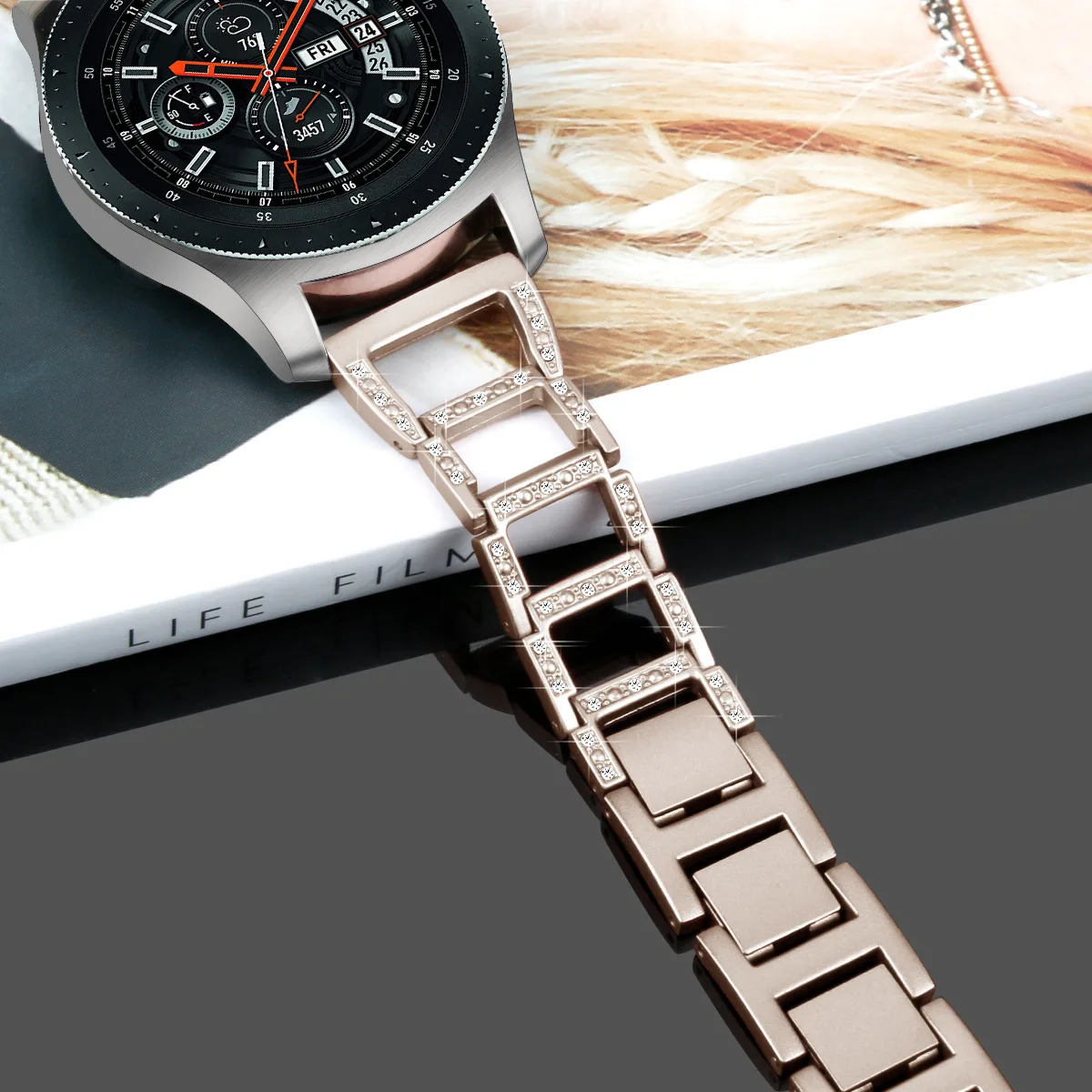 Essidi 22 мм Модерен Каишка За Часовник от Неръждаема Стомана За Samsung Galaxy 46 мм Gear S3 Метална Гривна За Samsung Watch 3 45 мм