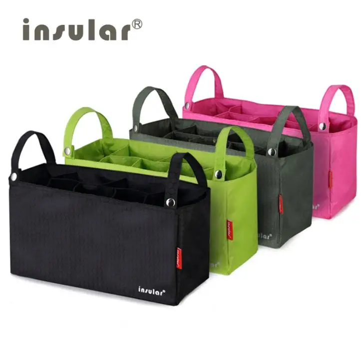Ново записване, многофункционална чанта-органайзер за колички, чанти за памперси, втулки за свободни, чанти за колички