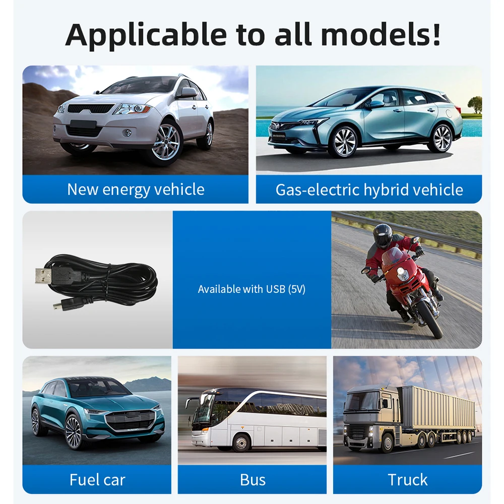За Автомобил, камион, мотоциклет, за измерване на скоростта, цифрова 2,8-инчов USB-адаптер, автомобилния HUD GPS, дисплей с едър шрифт, на автомобилни аксесоари