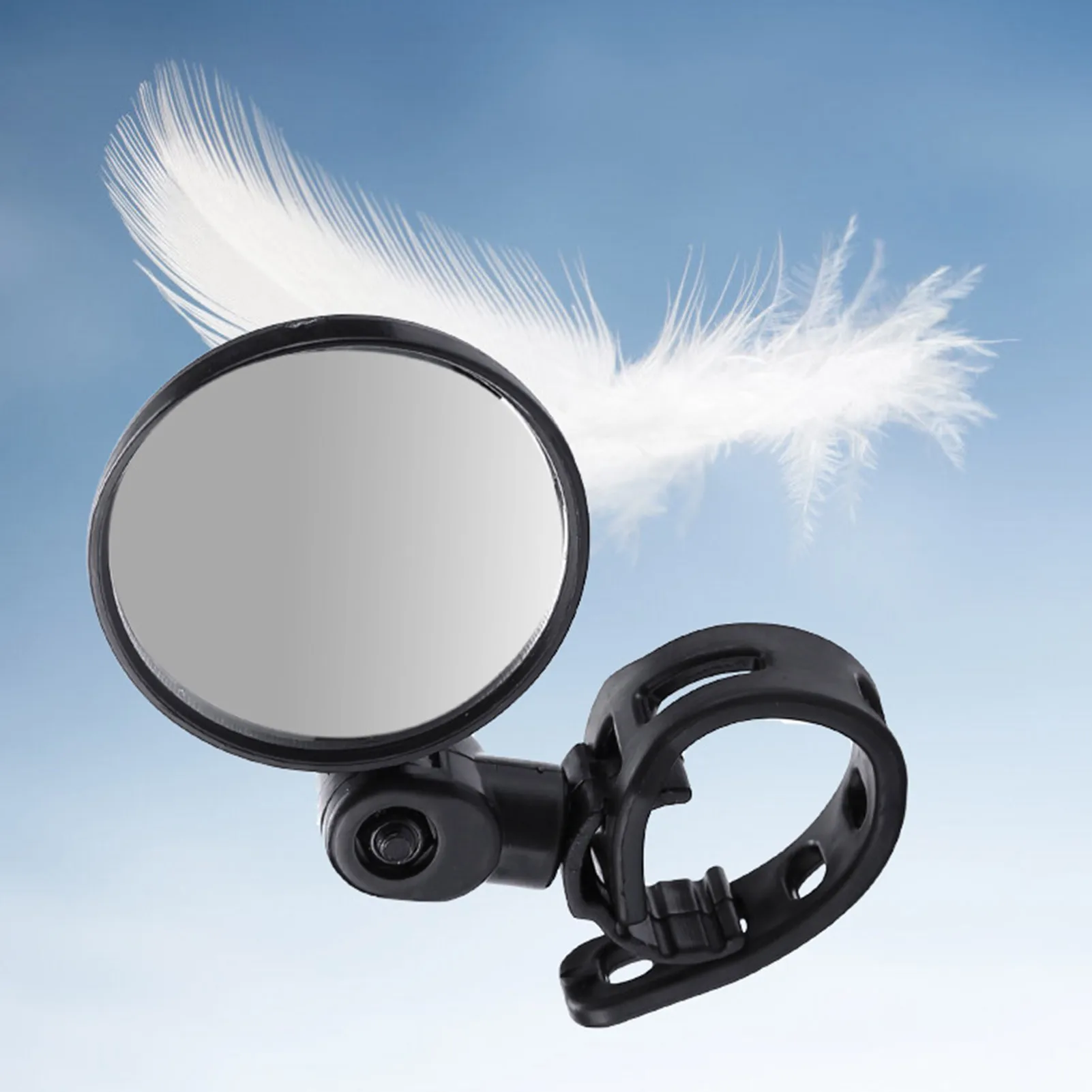 Кормило огледало за обратно виждане С Широкодиапазонной Регулиране Ъгли на наклон, Рефлектор на Волана, Кормило Огледало, Защитно Огледало за Скутери, Аксесоари за велосипеди
