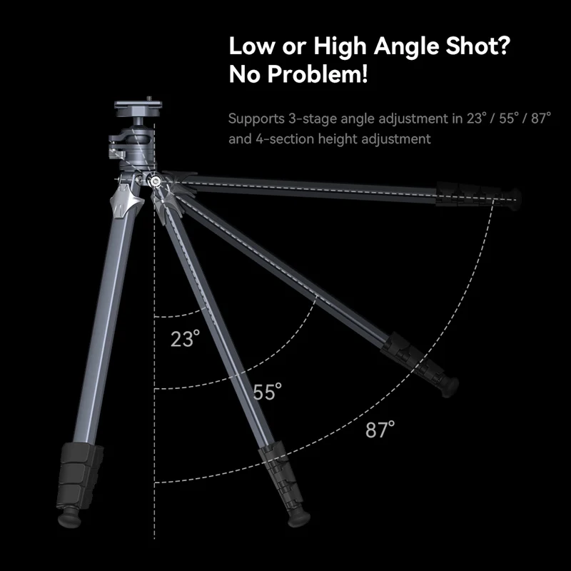 DSLR камера SmallRig Лек Мобилен Статив AP-01 с Компактна Конструкция 360-инчов Быстросъемная плоча с Топка винт за Sony за Canon 3987