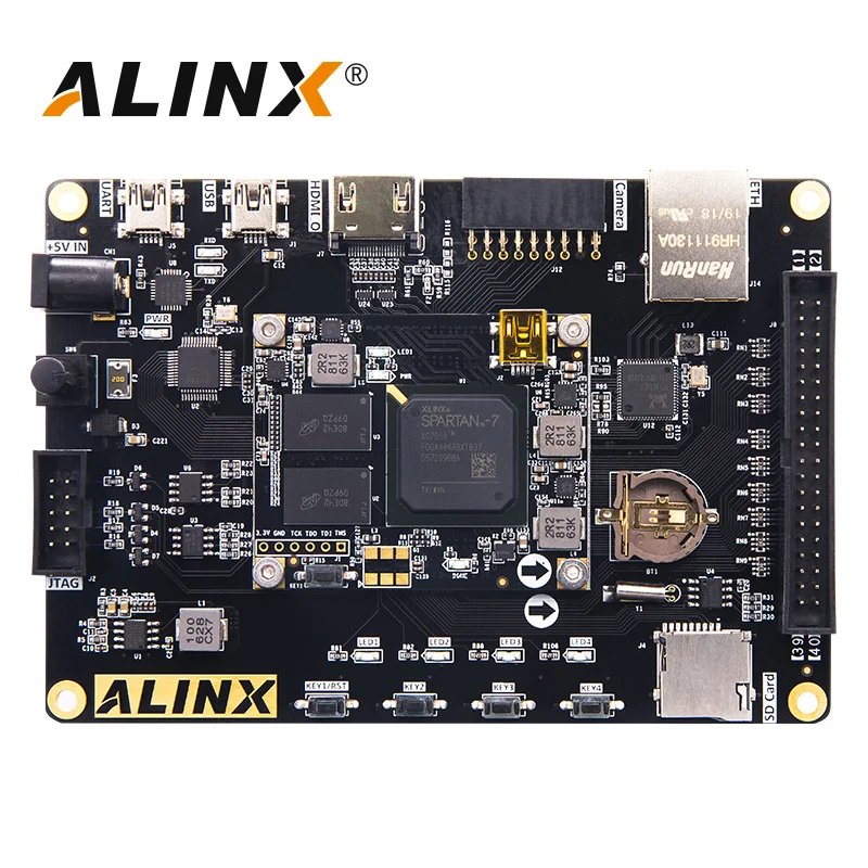 ALINX AX7050: XILINX Spartan-7 XC7S50 VIVADO FPGA Development Board