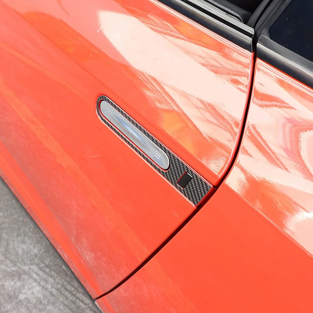 Тампон върху дръжката на вратата на колата, стикер, защитен от въглеродни влакна за аксесоари R35 2008-2016