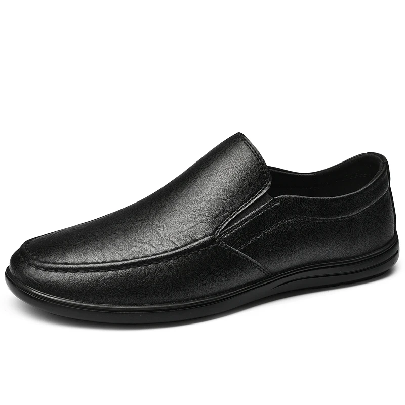 Модерен бизнес мъжки лоферы, обувки, класическа брандираната кожа удобни обувки за лодки, мъжки обувки, ежедневни мъжки обувки, без закопчалка, модел обувки