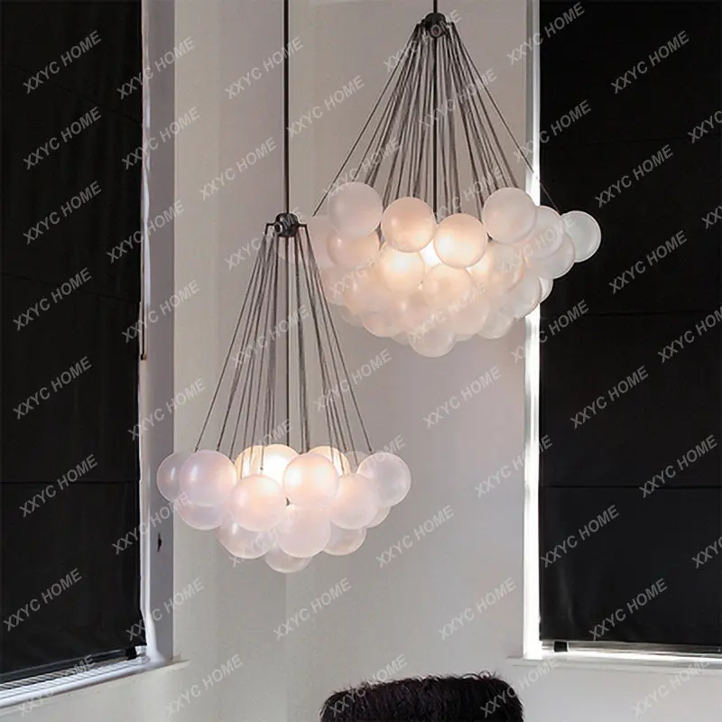 Модерни полилеи от черно злато Стъклени осветителни балони Стъклена led подвесная лампа за хранене, кът за Декорация на спалнята