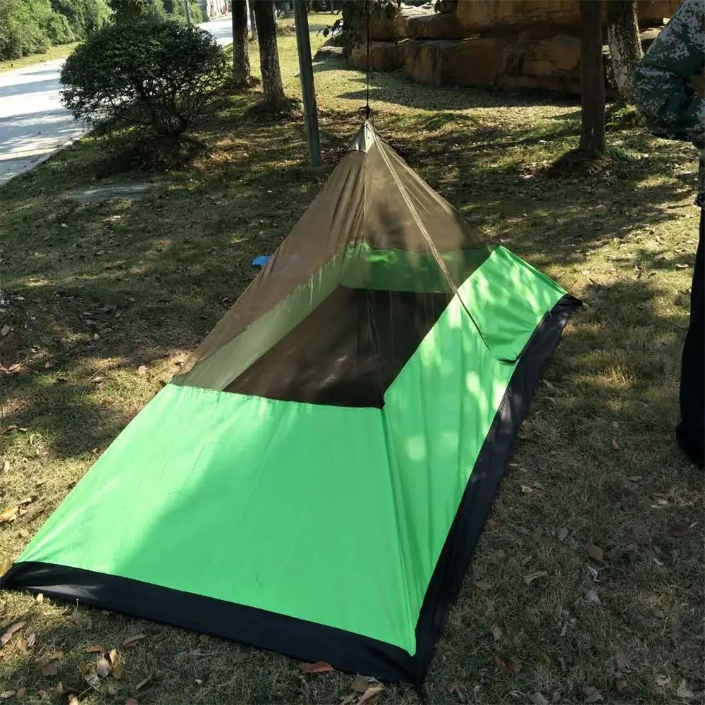 Нова Палатка с комарите мрежа за къмпинг с долната единична врата, Палатка за отдих на открито, защищающая от насекоми, Туристическа палатка за пътуване