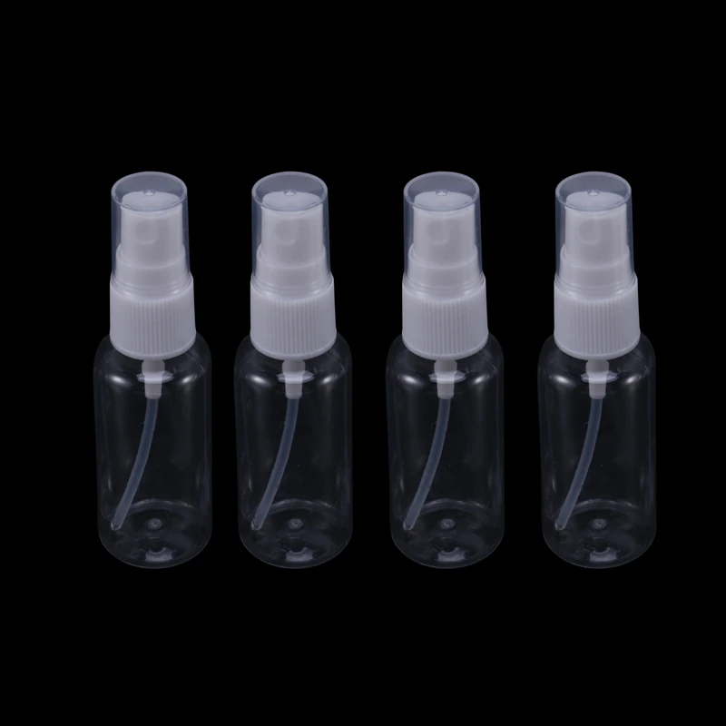 120 броя, 30 мл (1 унция) Прозрачна пластмасова бутилка-спрей за мъгла, прозрачна бутилка за пътуване, Преносима бутилка-спрей за еднократна употреба