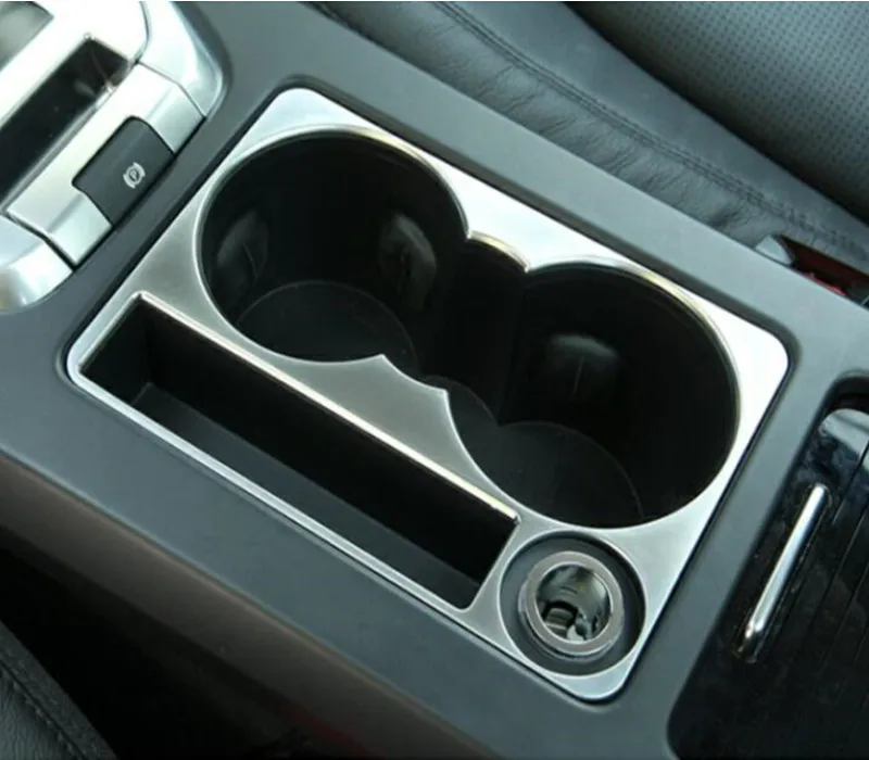 Сребро кола за чаши вода на централната конзола, рамка, накладки, стикер за Land Rover Discovery Sport 2015-19, автоаксесоари