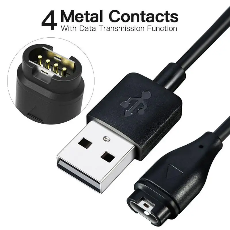 1 m USB Зарядно устройство за бързо зареждане Fenix6/6S/6X Pro/5/5S/5X/Forerunner945 935 245/3/Vivosport