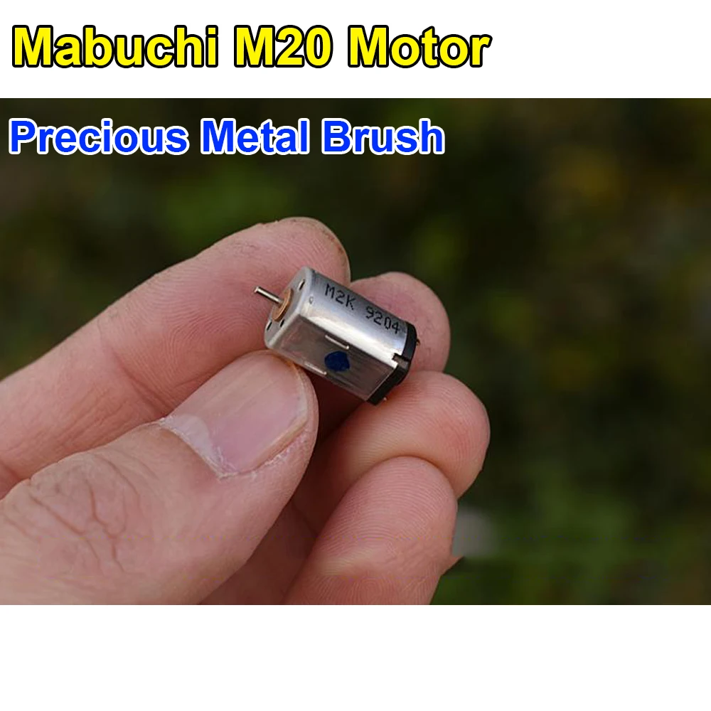 Mabuchi M20 DC Motor Mini 8*10 ММ Мотор dc 3V 5V 6V 25000 Об/мин Четка От Благородния Метал за Точност на Инструмента аудио-визуално Оборудване