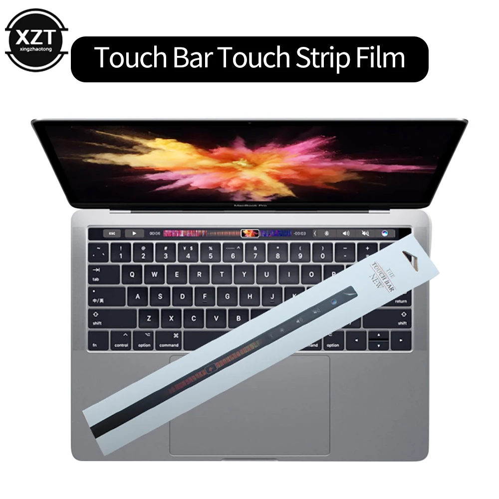 Подходящ за MacBook Touch Bar, прозрачен защитен филм от надраскване, стикер, подходящ за Apple Mac Pro 13 15 16