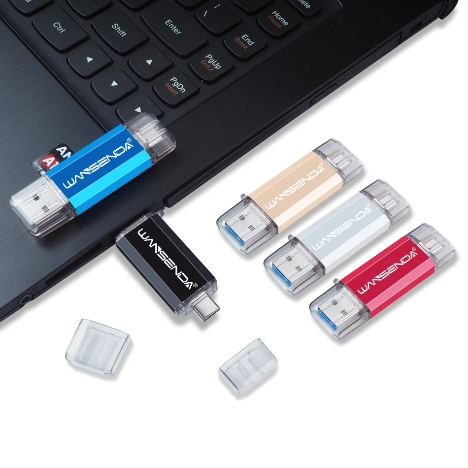 WANSENDA 512 GB Флаш памет USB TYPE C 2-В-1 Type-C и USB3.0 Високоскоростен пръчка 256 GB 128 GB, 64 GB, 32 GB, 16 GB Флаш памет