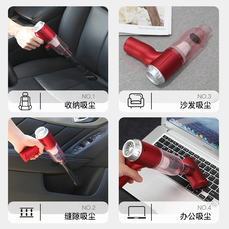 Авто прахосмукачка Xiaomi безжичен преносим авто прахосмукачка за коса 