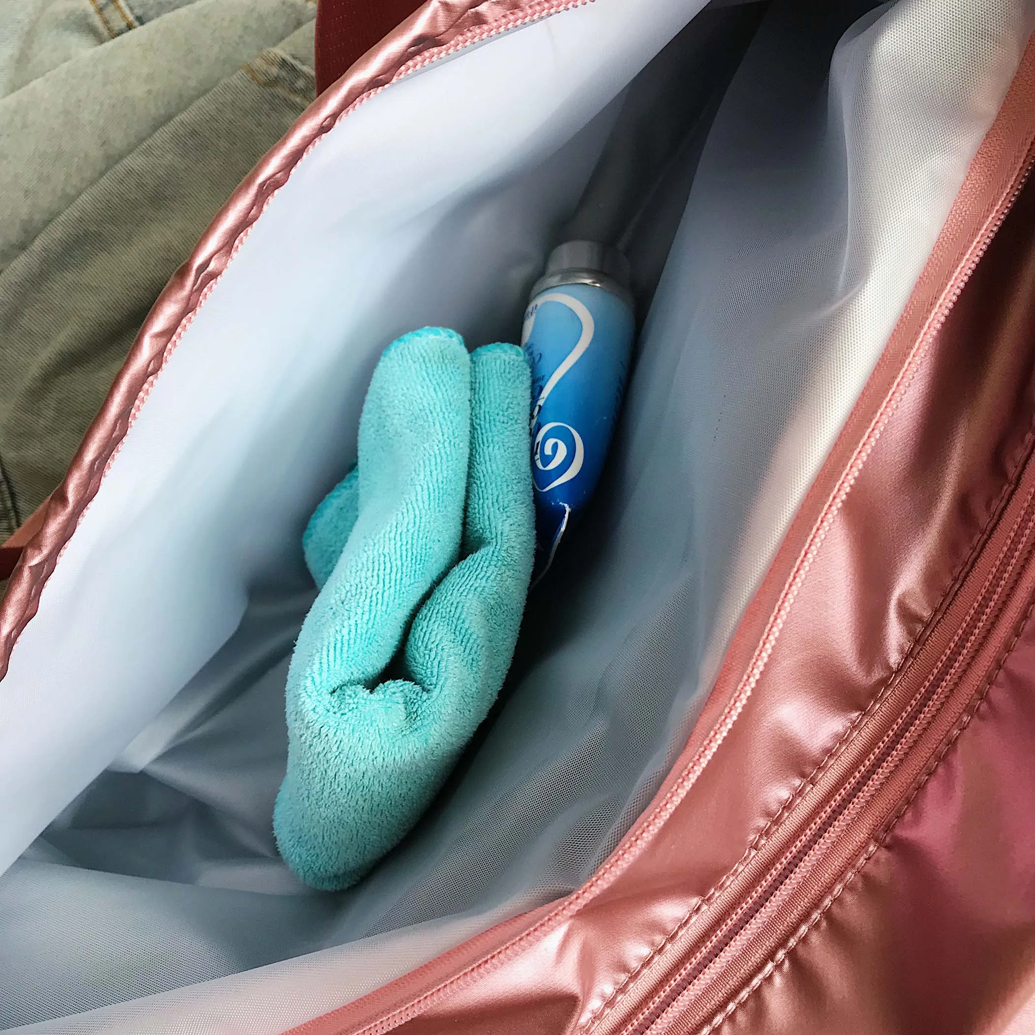 Пътна чанта с цип със сух и влажен раздяла, Оксфорд спортна чанта за млади хора с отделение за влажни неща