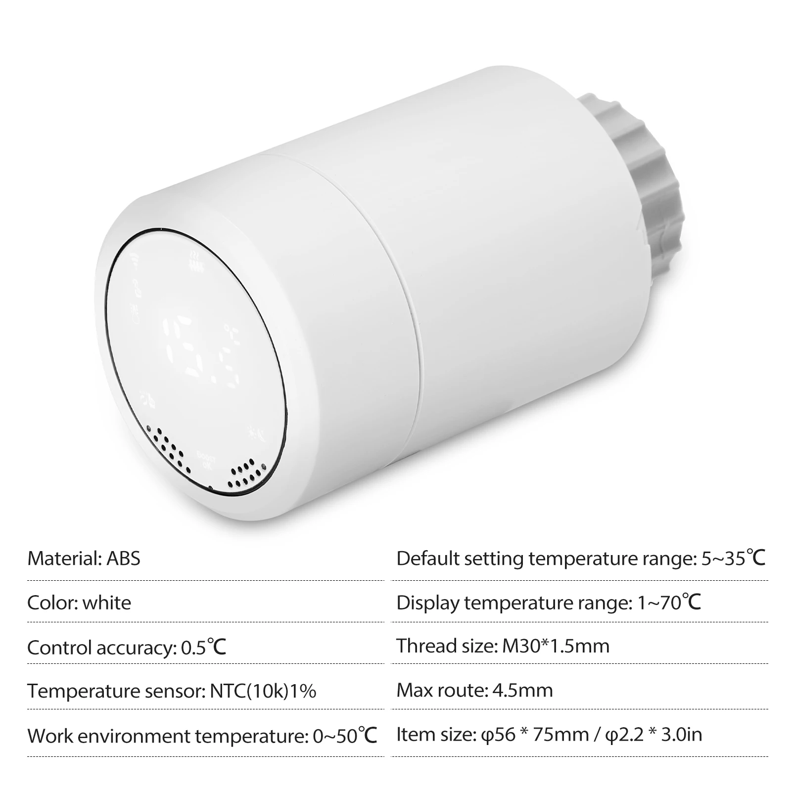 HY367RT ZigBee Сензорен Регулатор на температурата Термостатичен Радиатор Интелигентен Дом Регулатор на температурата Постоянен Радиатор