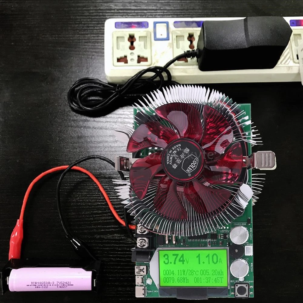 Електронен тестер натоварване 150 W 200 В 20A USB регулируема тестов модул за електромера