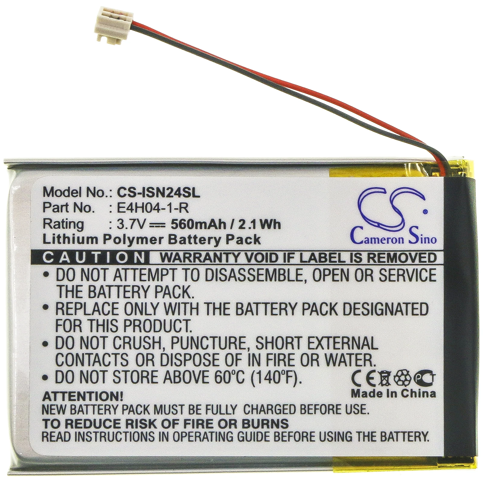 Сменяеми батерии за INSIGNIA NS-4V24, NS-8V24 E4H04-1-R 3,7 В/мА