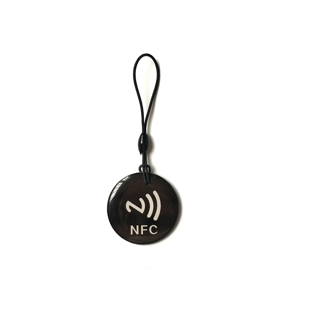 Епоксидни NFC етикета на Ntag216 ISO14443A Proximity 13,56 Mhz RFID, чип карти, Етикети, ключодържател за обмен на информация за контакт