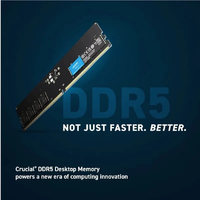 100% Оригинално решение. Оперативна памет PC5 DDR5 16 GB 32 GB 4800 Mhz UDIMM CL40 1.1 В Подкрепа на настолен модул памет на дънната платка