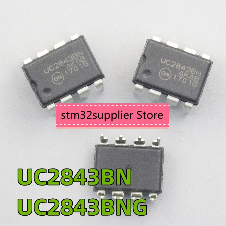 5 бр. Нов внос на оригинални UC2843BN UC2843BNG DIP8 с директно превключване захранване самостоятелен конвертор
