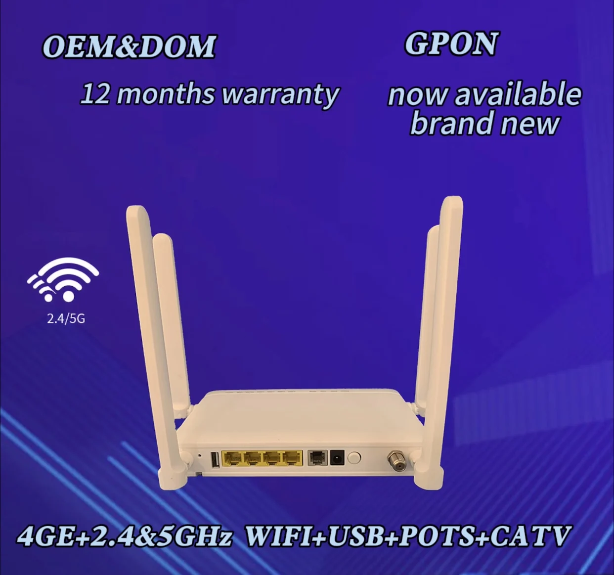 30шт FTTH V-F688C 4GE с антени CATV 4 двойна лента wifi функция е същата като в F688 EG8247W5