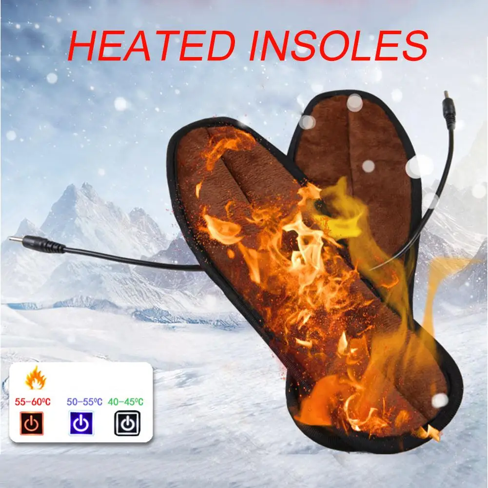 Електрически нагревателни стелки, акумулаторна зима топло за краката, водене жив топлина обувки, притопляне за обувки, Моющаяся топло, САЩ
