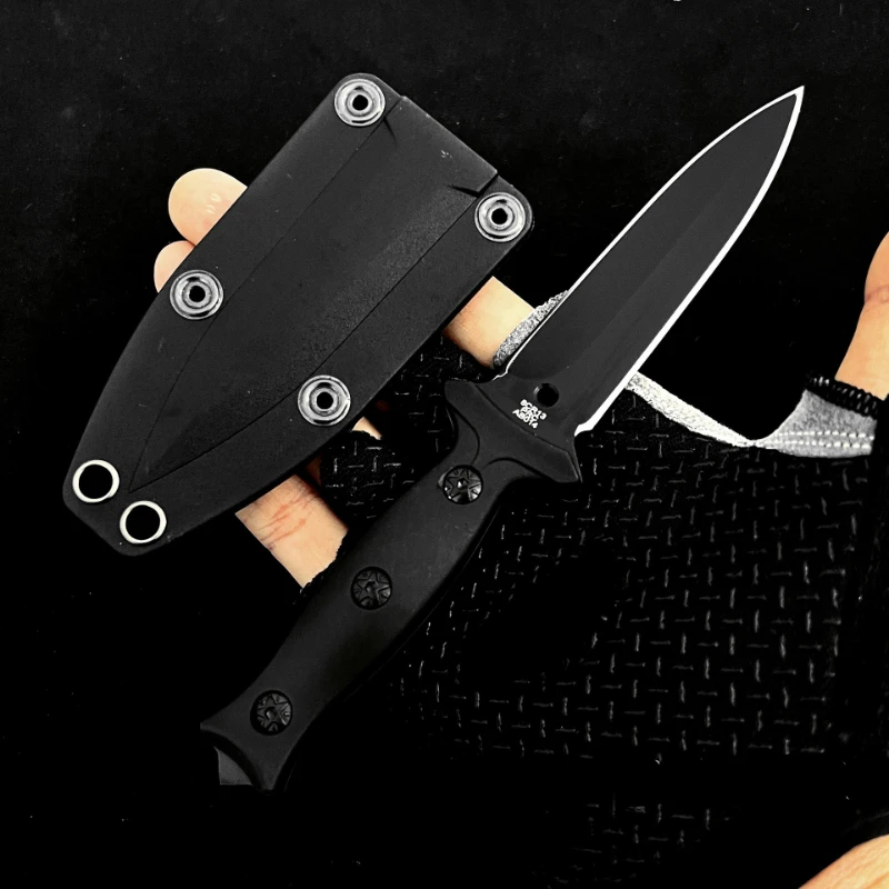 Висококачествени стоманени джобни тактически ножове с фиксирано острие, инструменти за оцеляване, спасителни средства, ловни ножове, ловни и бойни съоръжения на открито