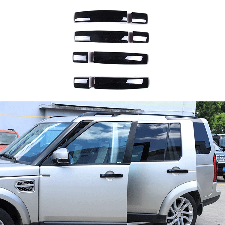 ABS лъскаво черен автомобилен стайлинг, врата копчето, декорация, аксесоари за Land Rover Discovery 4 2010 2011 2012 2013-2016