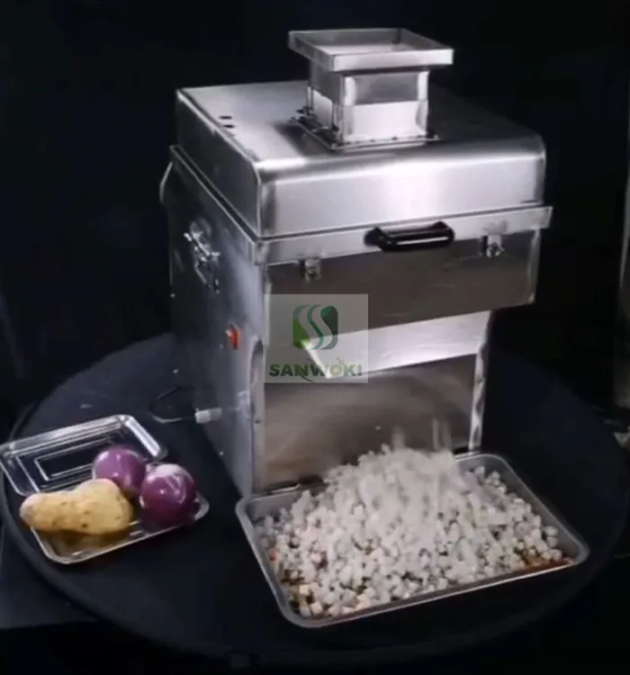 Автоматична машина за нарязване на плодове и зеленчуци на кубчета, машина за нарязване на кубчета моркови, машина за рязане на картофи, машина за рязане на репички