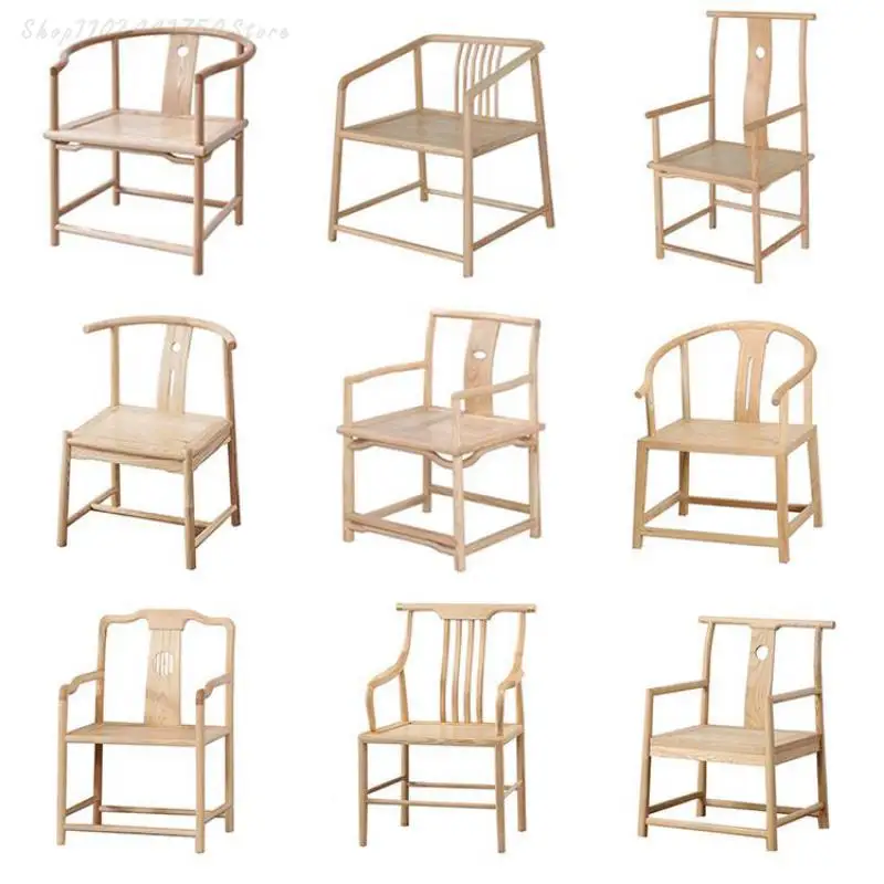 Нов Кръг стол от масивно дърво в китайски стил, квадратен стол, тоалетка табуретка, стол Дзен Майстор, майстор на стол на пепел, Стол за Гостите, Чай стол