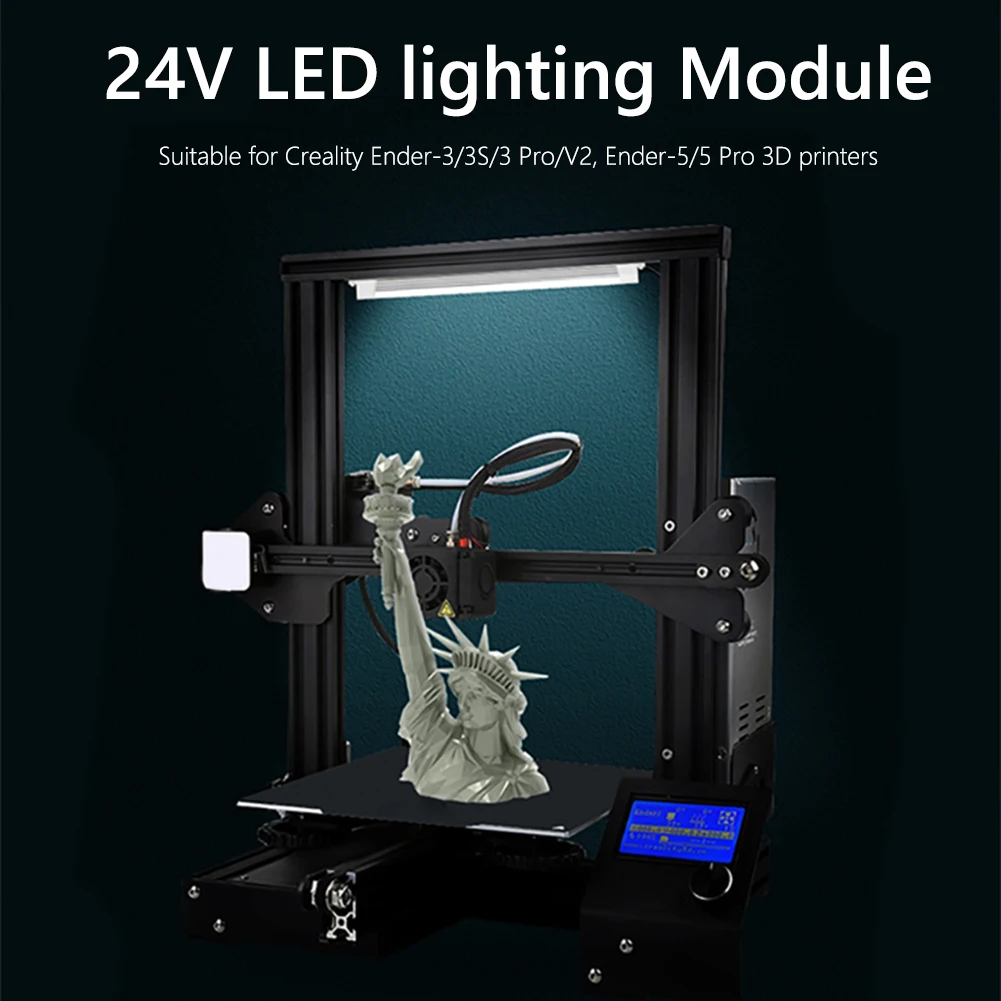 COB Led лента 24 В Комплект за ъпгрейд лампи Led Чип-лампа Подходяща за Creality Emilov-3/3 S/3 Pro/V2 Emilov-5 Аксесоари за 3D принтери