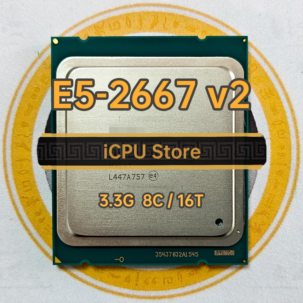 E5-2667 v2 SR19W 3,3 Ghz, 8 ядра 16 потоци 25 MB 130 W LGA2011