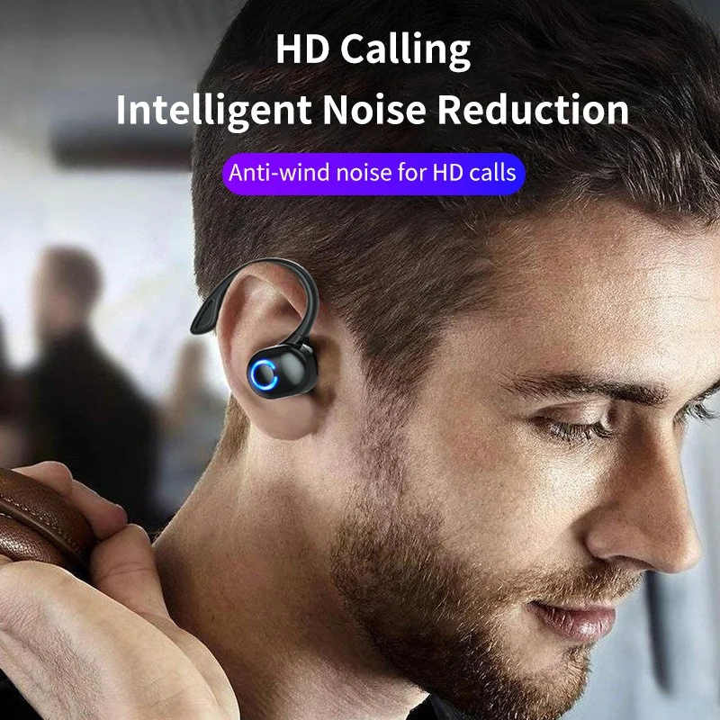 Портативни безжични Bluetooth слушалки с едно ухо, ушите W6, спортни мобилни телефони за джогинг, са слушалки за геймъри, микрофон W6