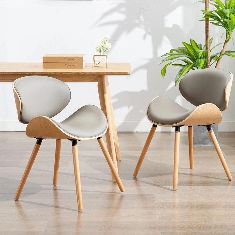 Дизайнерски дървени трапезни столове за кухня в скандинавски стил, спалня, офис, трапезни столове в скандинавски стил, модерно луксозно обзавеждане за дома Cadeira WK50CY