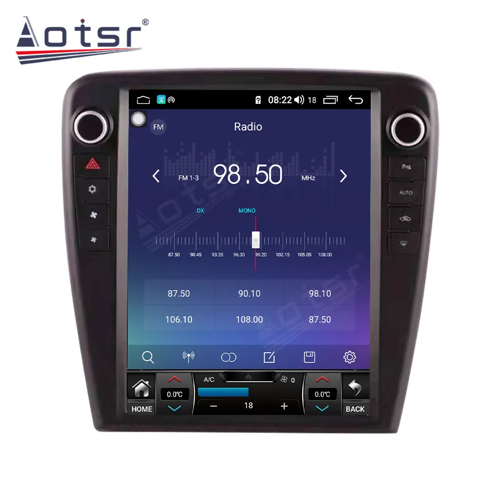Android 11 Автомобилен GPS Навигатор За Land Rover XJ 2010-2018 Wifi 4G Стерео Bluetooth 2 Din Радио Главното Устройство