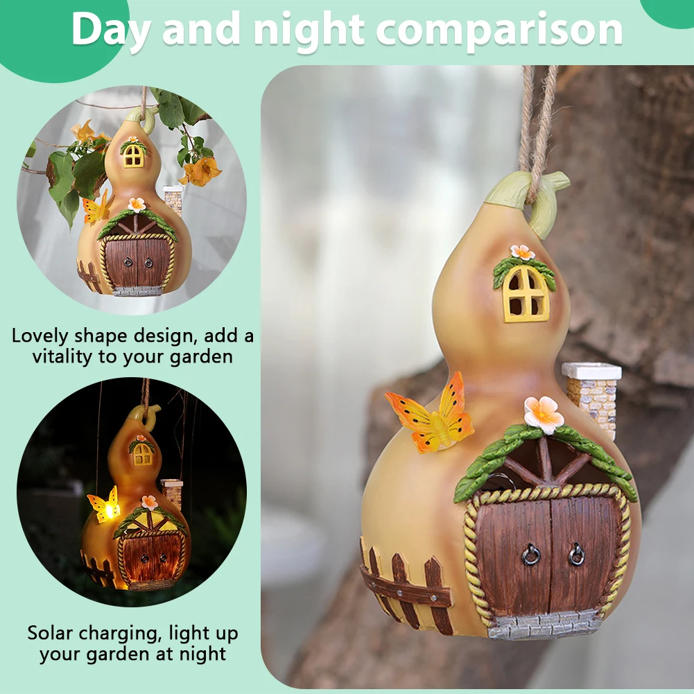 Креативен декоративна висулка от смола озеленяване лампа градински чайник в саксия с богата флорална на гърнето за украса външно осветление